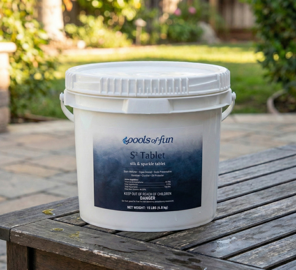 Pools of Fun - S2 Silk & Sparkle Chlorine Tab 15# Bucket