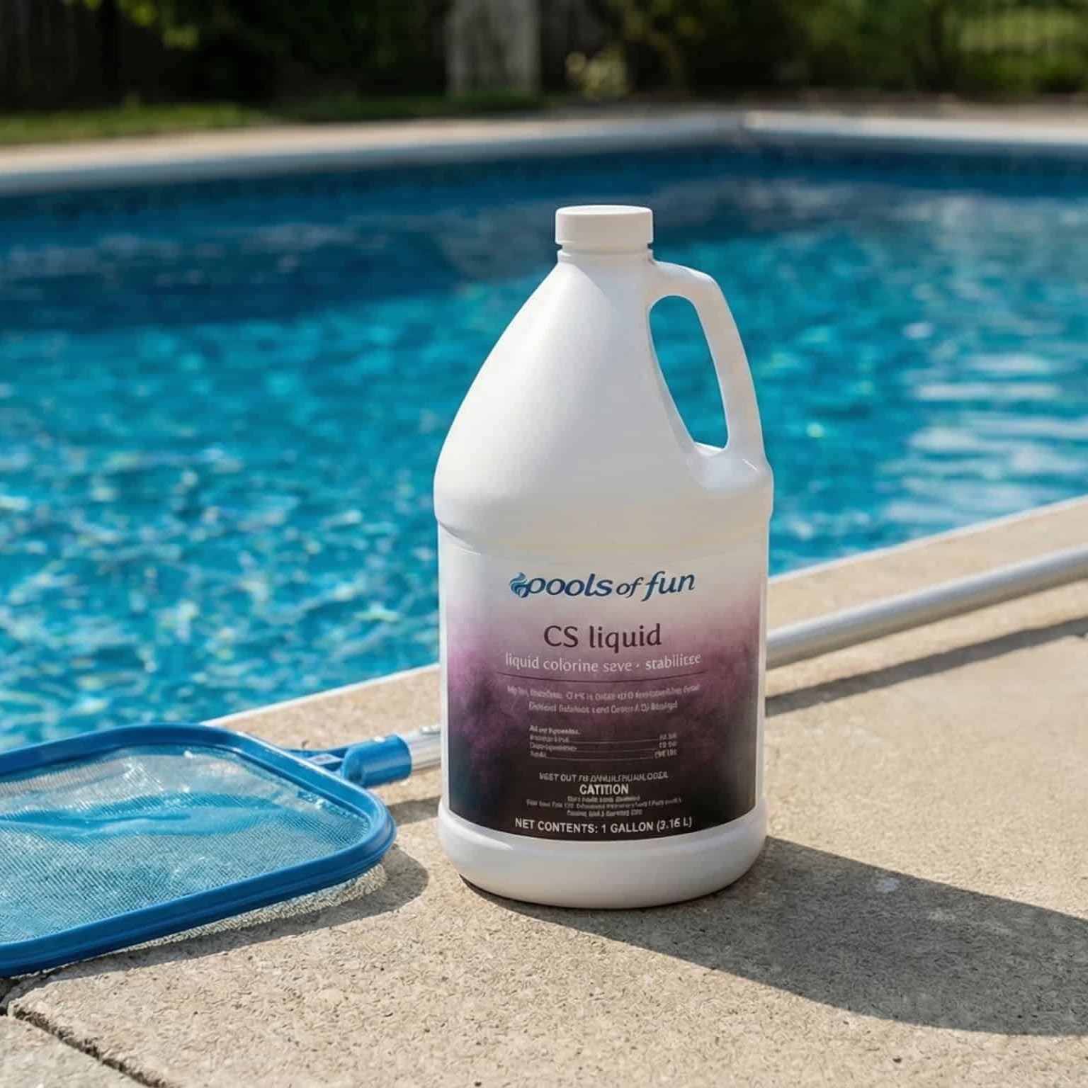 Pools of Fun - CS Liquid Chlorine Save - Stabilizer 1 Gal