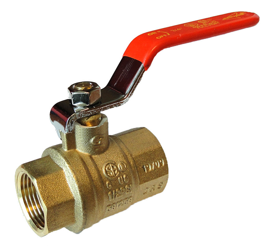 BRASS BALL VALVE .75" FULLPORT