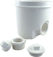 SIDE WHITE 8" MAIN DRAIN SUMP
