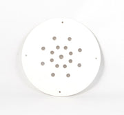 WHITE FLUSH MOUNT F/TURBO SYS
