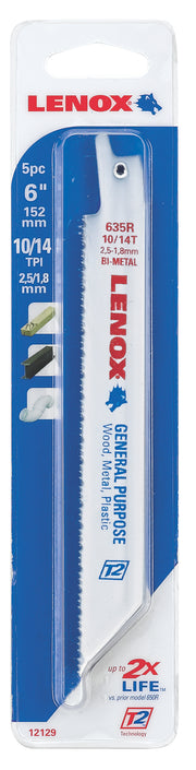 RECIP BLADE 10/14 TPI 635R