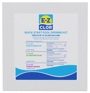 E-Z Clor Quick Start Pool Opening Kit - 30k Gallon