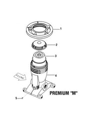 2PC LOCKING CAP ORING