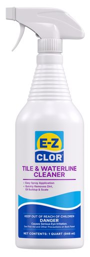 E-Z Clor Tile & Waterline Cleaner w/ Sprayer 1 Qt