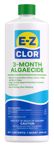 E-Z Clor 3 Month Algaecide 1 Qt