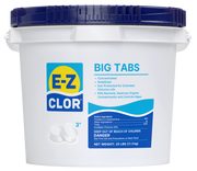 E-Z Clor 3" Big Tabs 25# Bucket