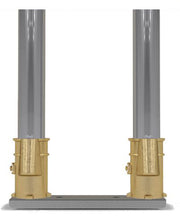 4" BRZ CHANNEL SET 8" CENTER