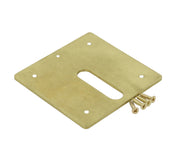 BRASS COVER PLATE W/ 4 SCREWS