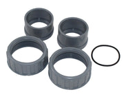 CONNECTOR 2" PVC & NUT 2/SET