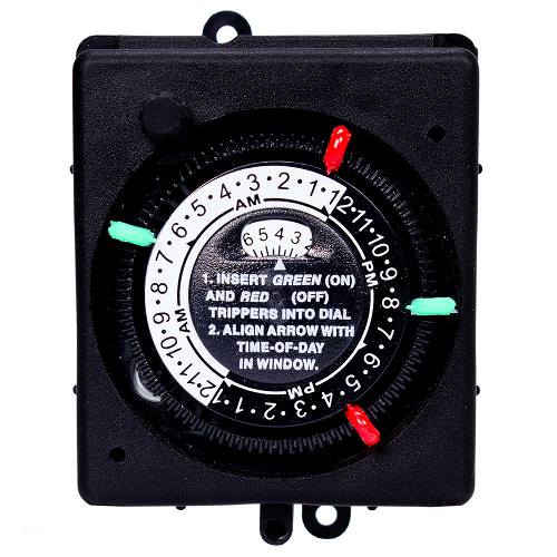 PANEL MOUNT TIMER W/ OVERRIDE