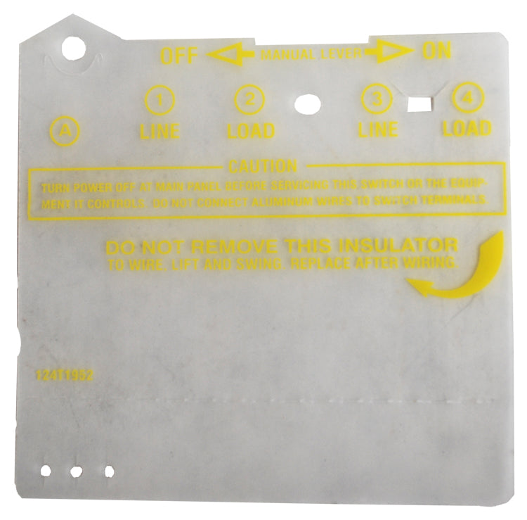T100 SERIES TIMER INSULATOR