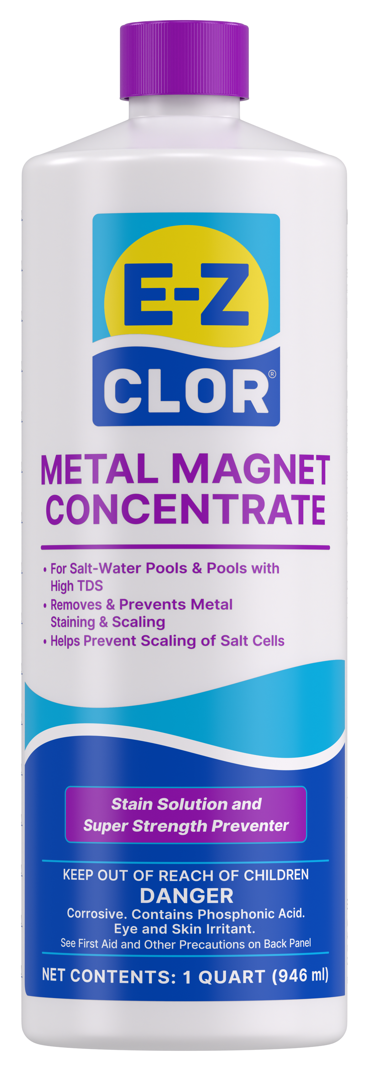 E-Z Clor Metal Magnet Concentrate 1 Qt