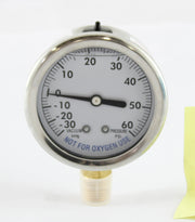 .25" BTM MT VAC/PSI GAUGE