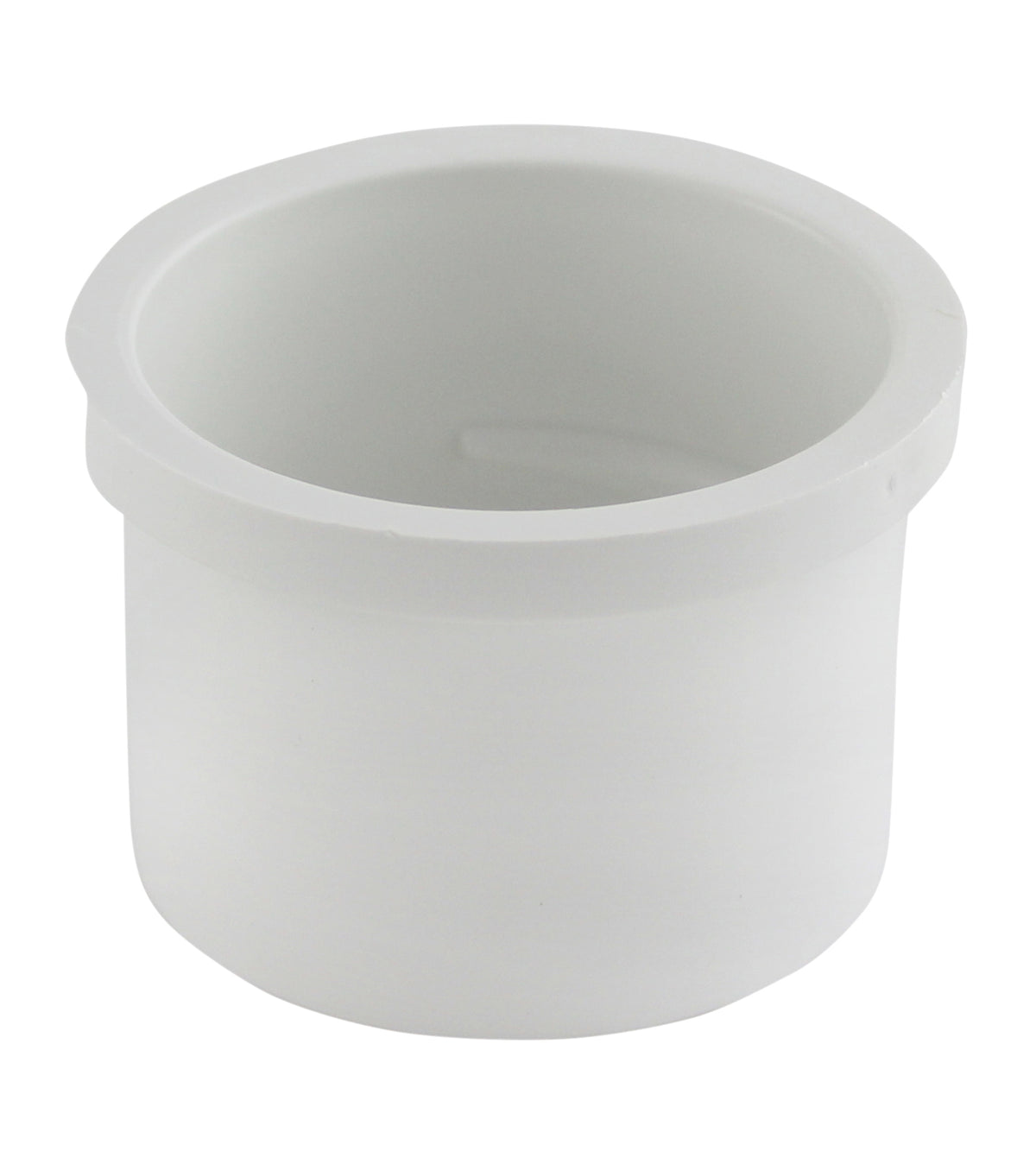 2" WHITE CONCRETE COLLAR