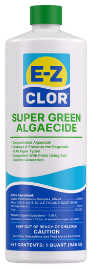 E-Z Clor Super Green Algaecide 1 Qt