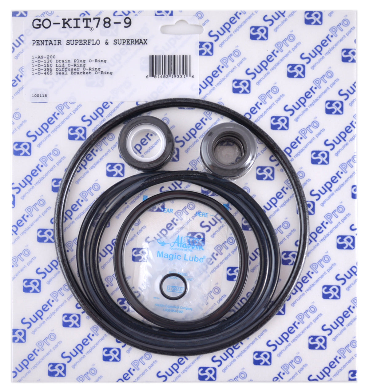 Pentair Superflo Pump Seal Go-Kit