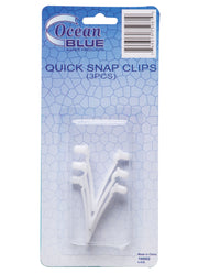 Ocean Blue Spring Clip 3pk