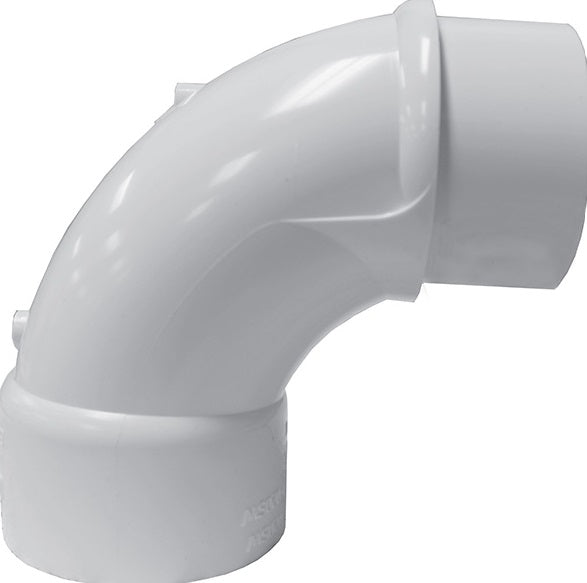 SCH40 PVC STREET SWEEP 90^ ELL