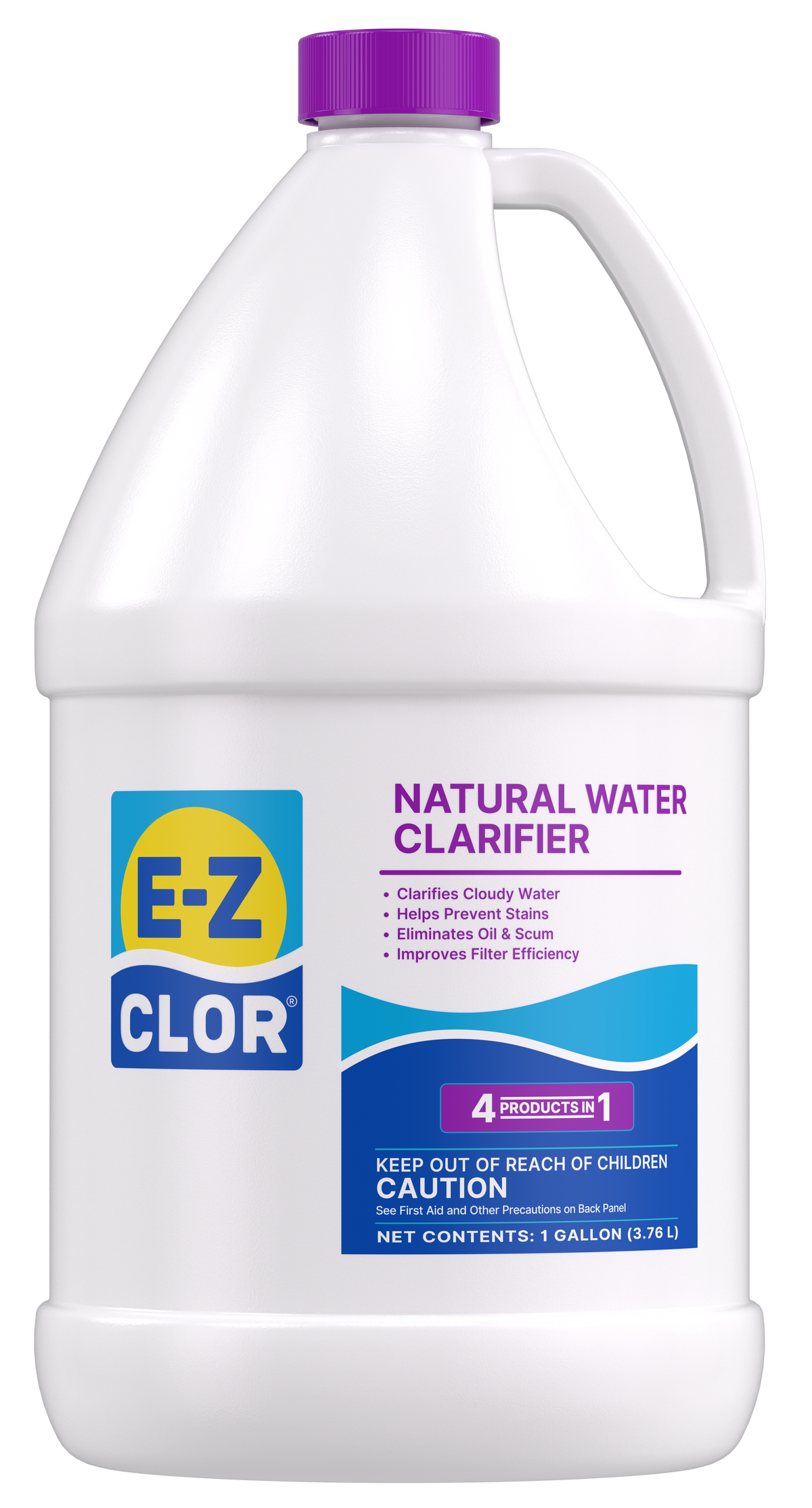 E-Z Clor Natural Water Clarifier 1 Gallon