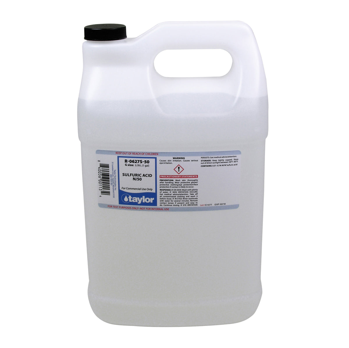 GAL SULFURIC ACID N/50