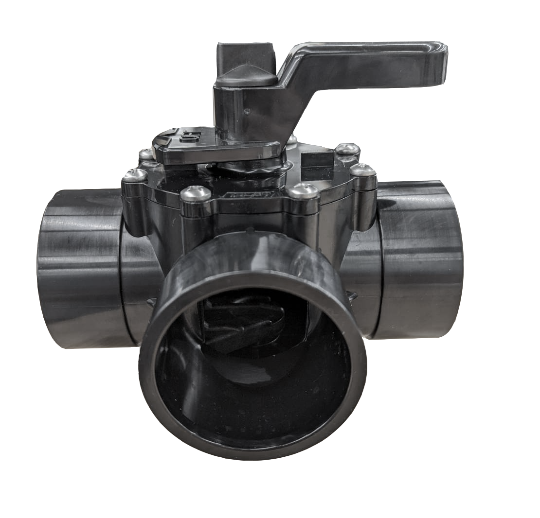 2" 3 WAY CPVC DIVERTER VALVE