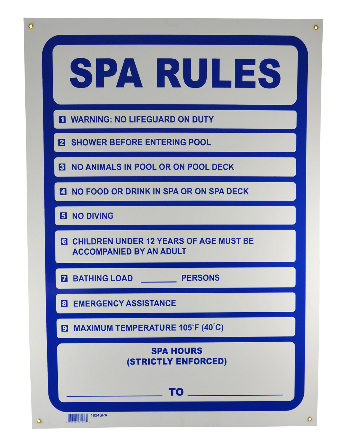 SPA RULES