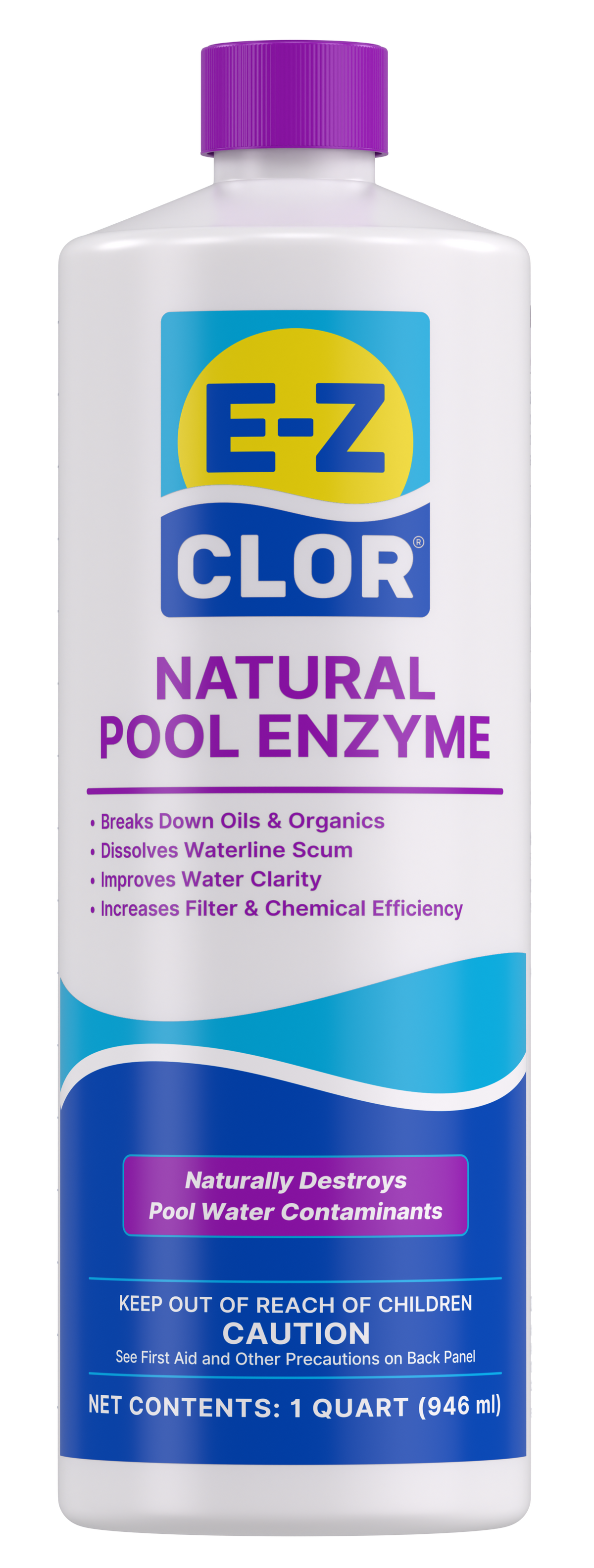 E-Z Clor Natural Pool Enzyme 1 Qt