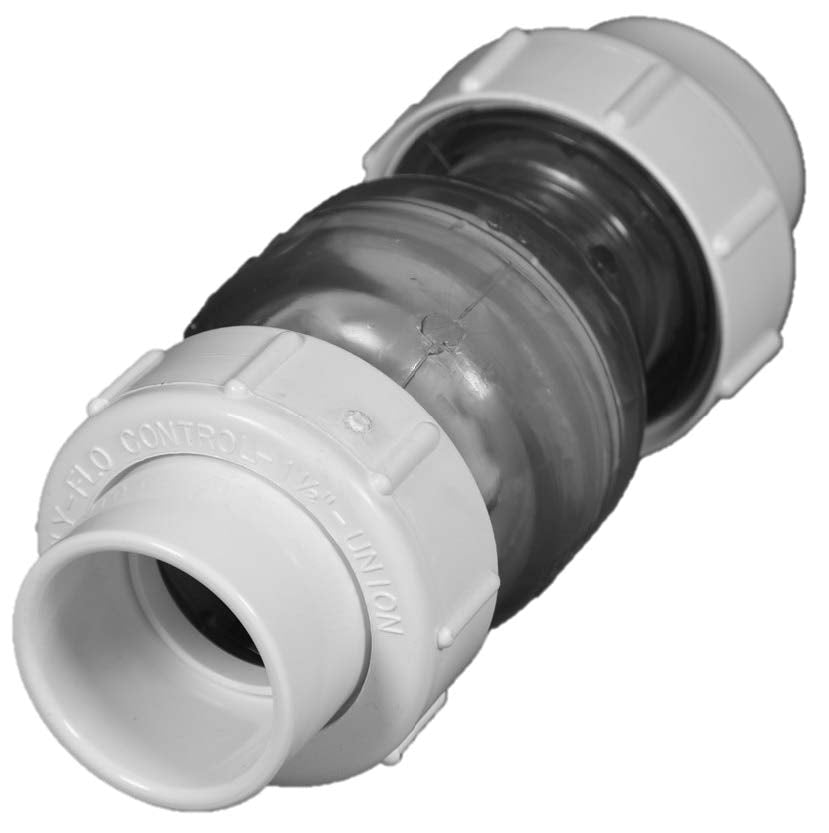 1.5" SPRING CK VLV UNION CLR