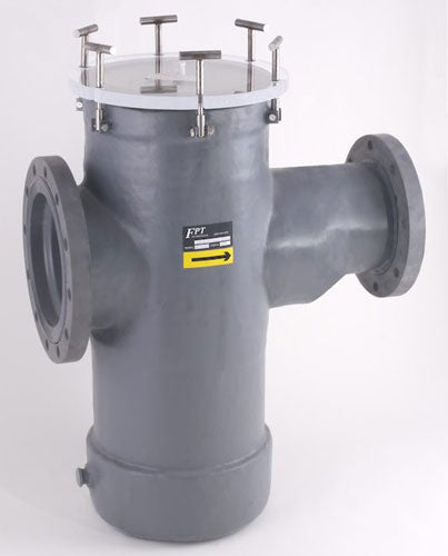 FRP/PVC STRAINER W/ SS BASKET