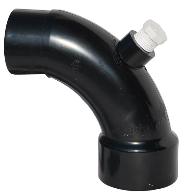 SWEEP ELBOW W/ .5" PLUG