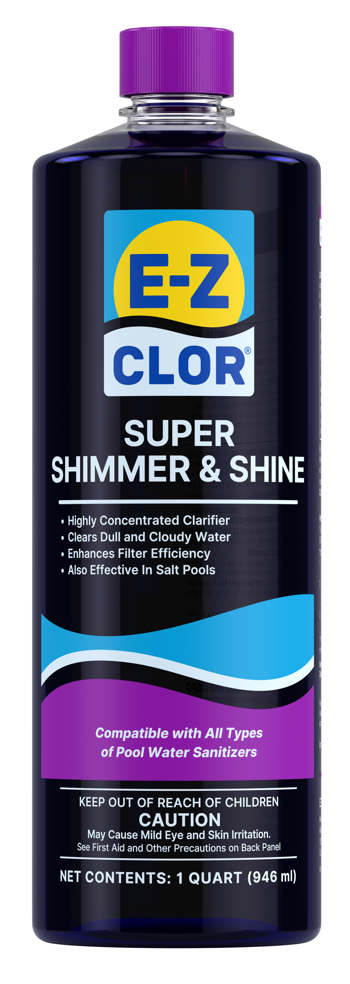 E-Z Clor Super Shimmer & Shine Clarifier 1 Qt