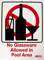 NO GLASSWARE ALLOWED