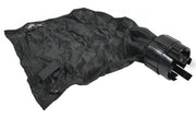 BLACK ZIPPERED ALL-PURPOSE BAG