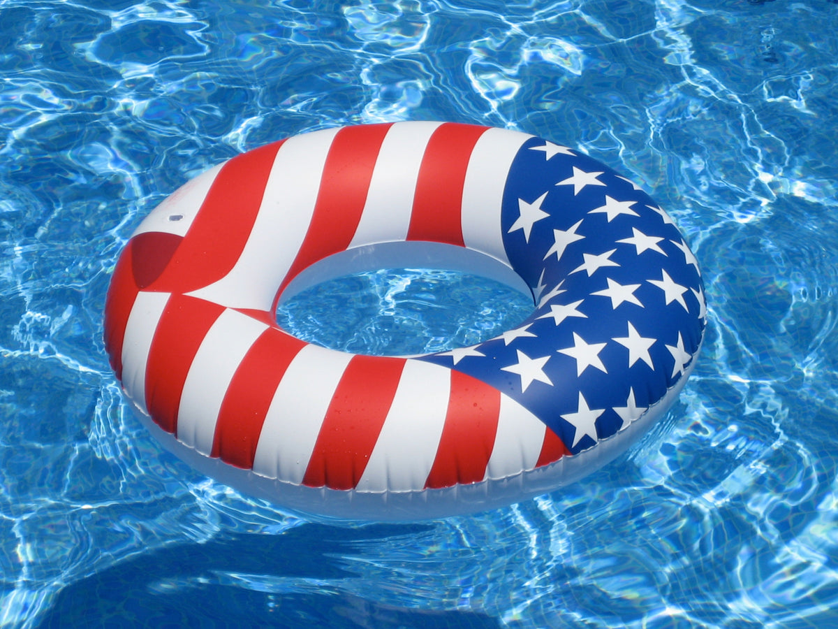 36" AMERICANA SWIM RING