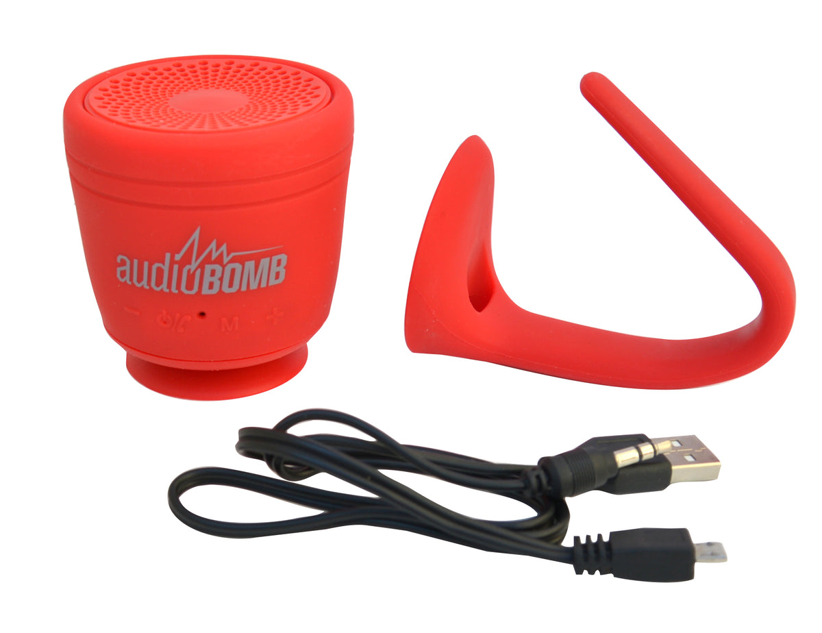 RED PORTABLE BLUETOOTH SPEAKER
