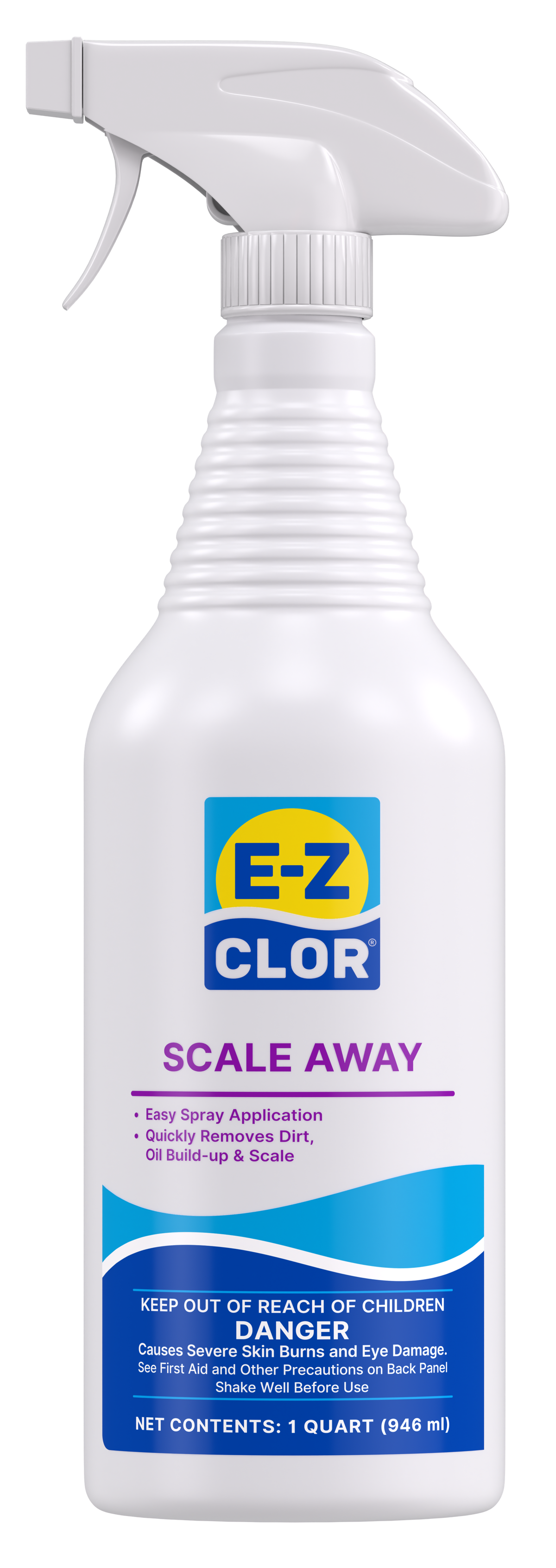 E-Z Clor Scale Away w/ Sprayer 1 Qt