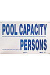 POOL CAPACITY SIGN