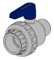 1.5"MPTxFPT UNION BALL VLV