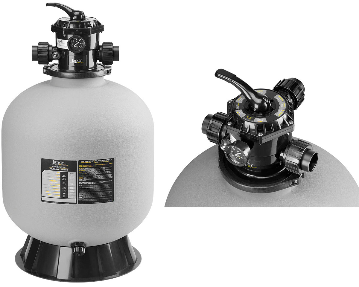 Jandy Sand Filter Top Mount 22", 2" Valve