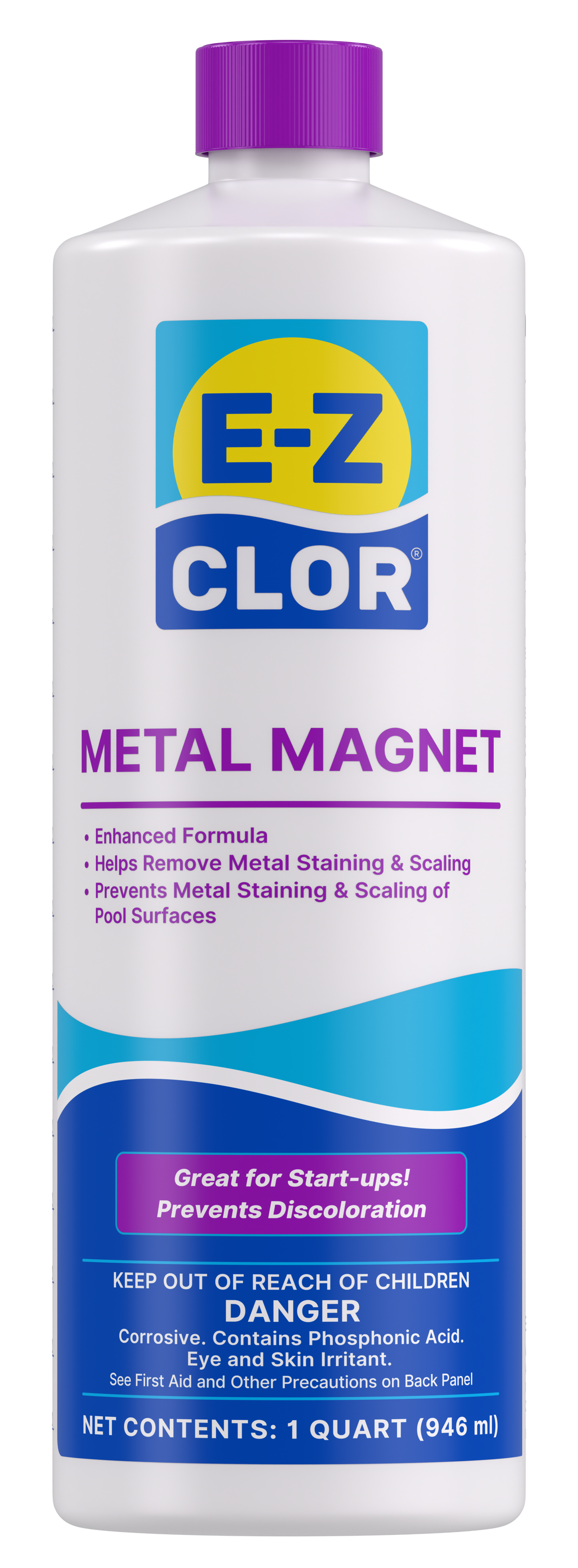 E-Z Clor Metal Magnet 1 Qt