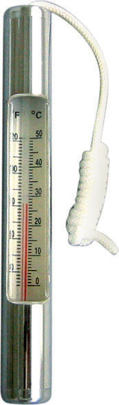 PLATED THERMOMETER W/ CORD