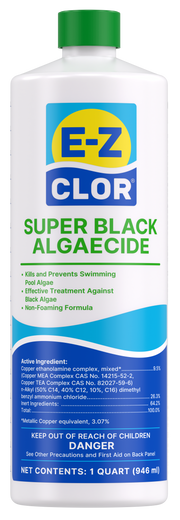 E-Z Clor Super Black Algaecide 1 Qt