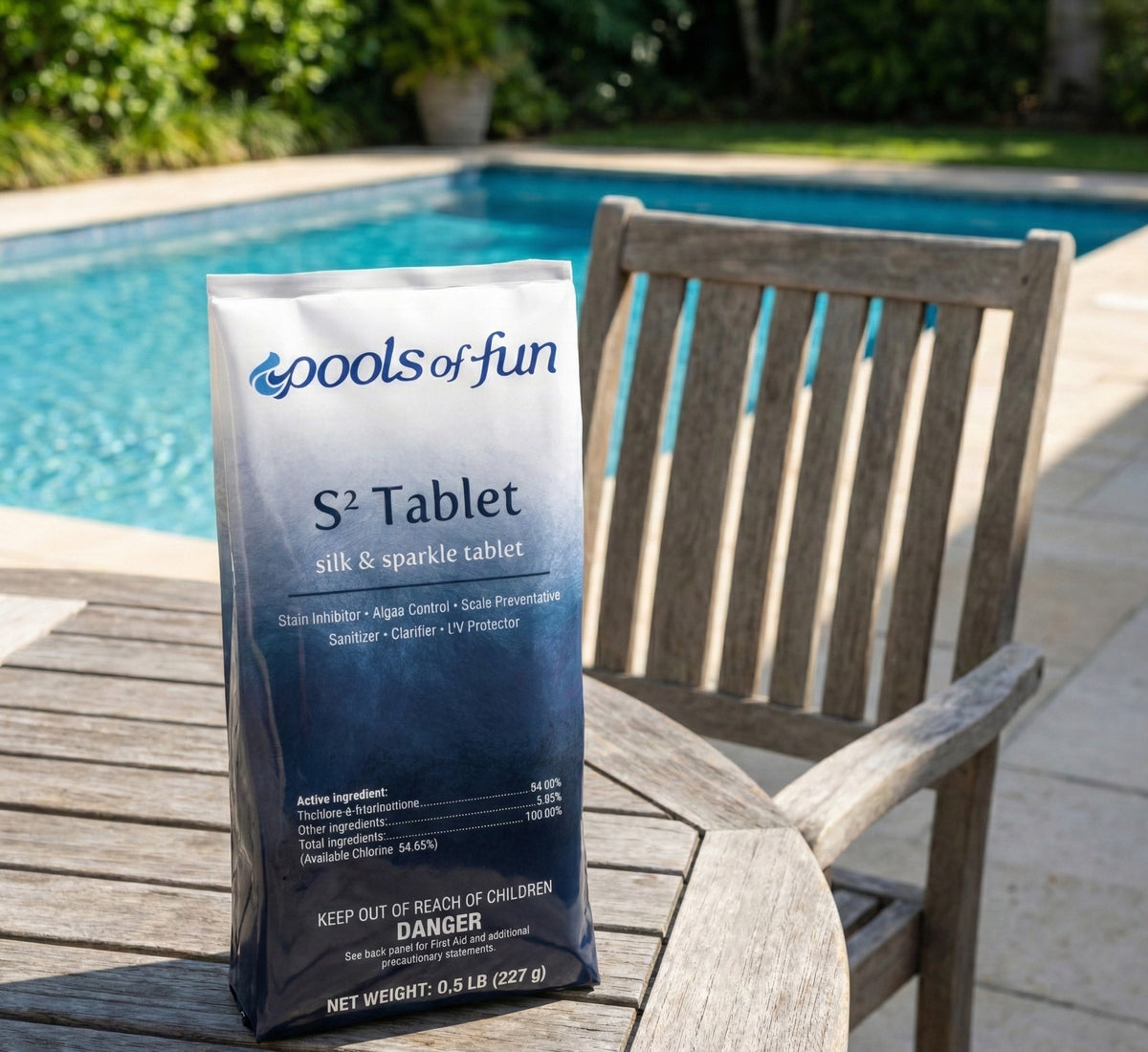 Pools of Fun - S2 Silk & Sparkle Chlorine Tab 8 oz