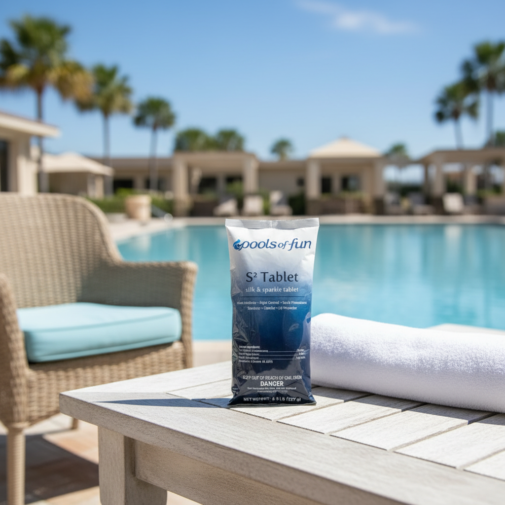 Pools of Fun - S2 Silk & Sparkle Chlorine Tab 8 oz